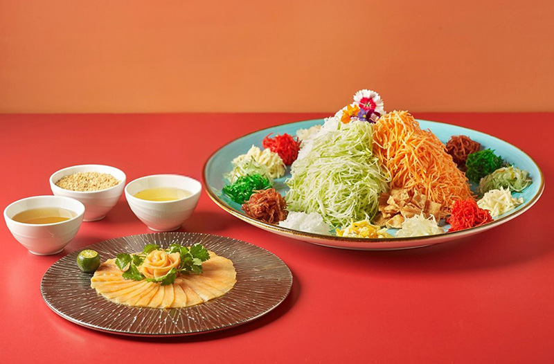 crowne plaza changi airport prosperity salmon yu sheng